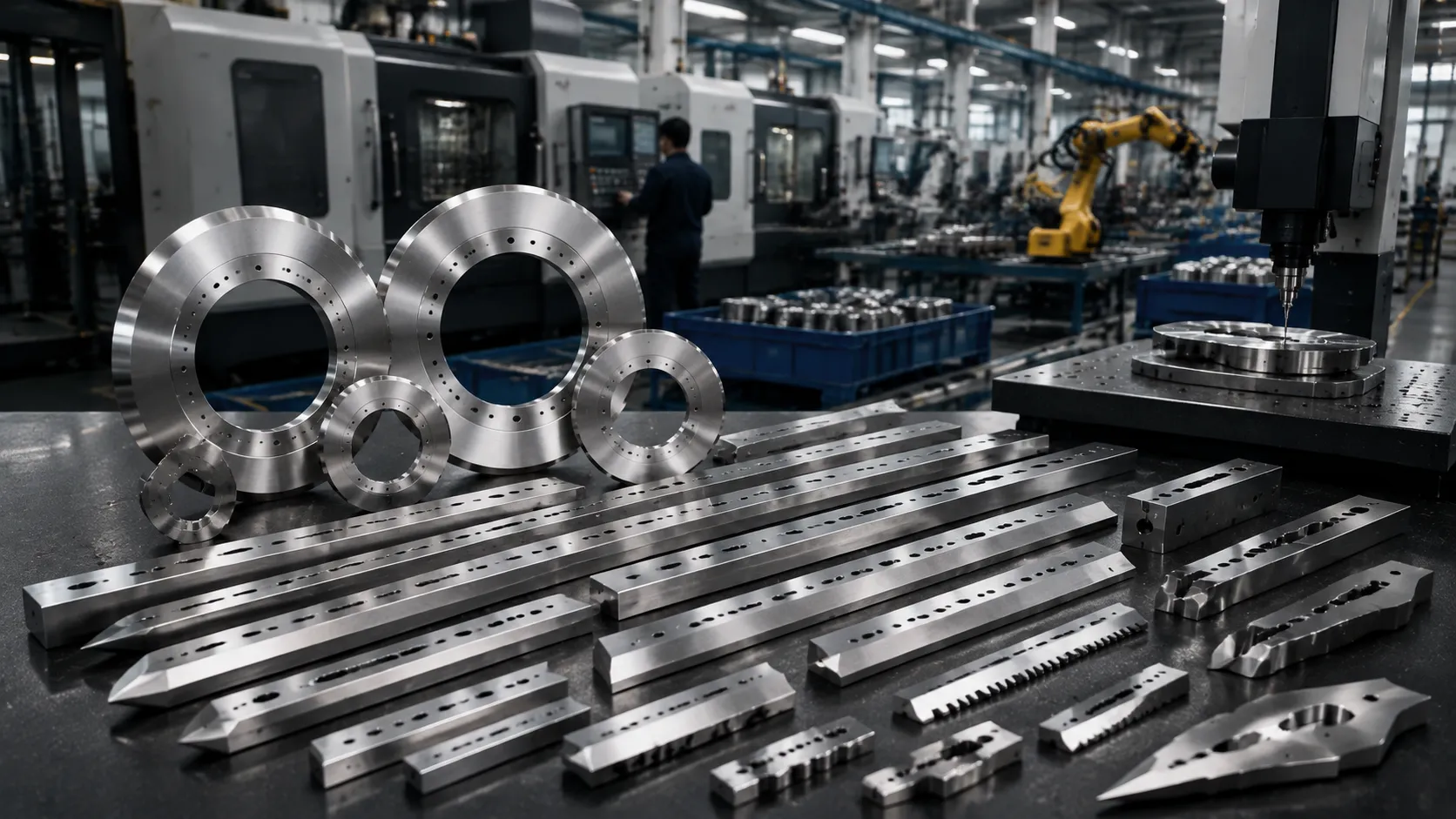 High precision OEM industrial knives with private label contract product showcase
