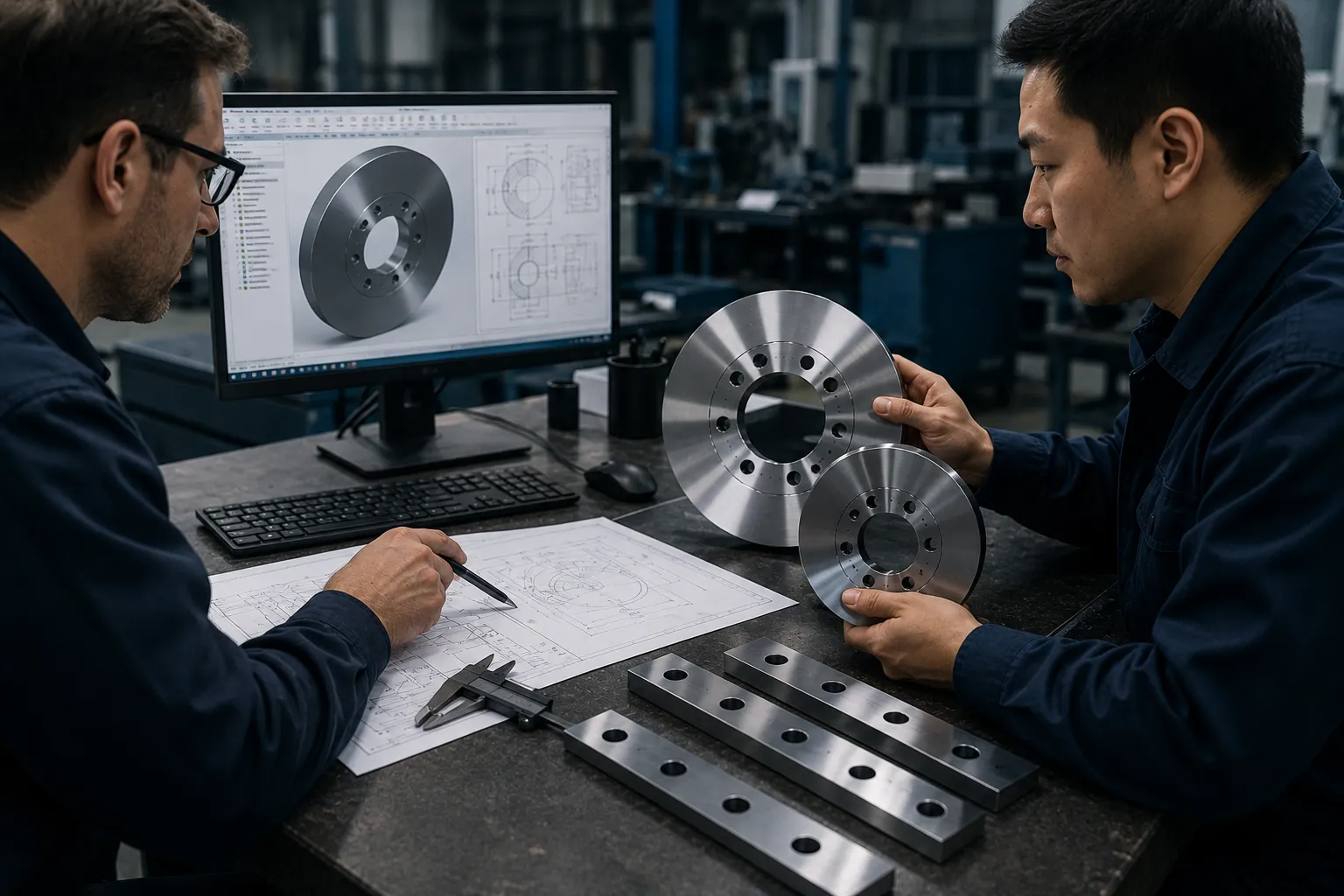 Shark Cutting industrial recycling blades engineering and quality inspection