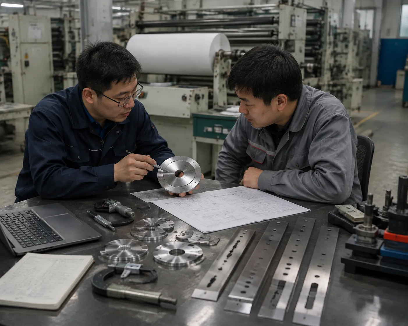 Nonwoven Slitting Diagnostics and Industrial Blade Inspection