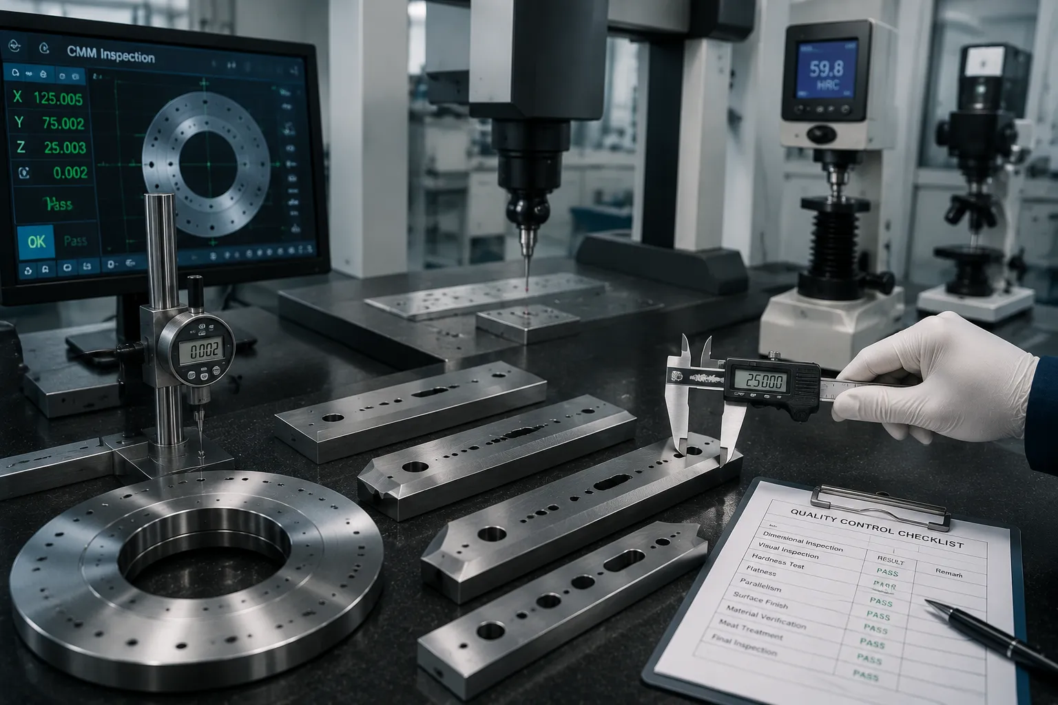 Sharkcutting precision blade testing lab and quality inspection equipment