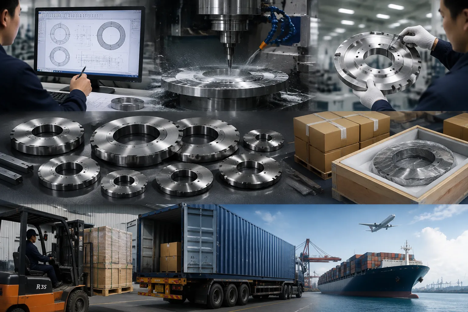 Sharkcutting global supply network and OEM technical support