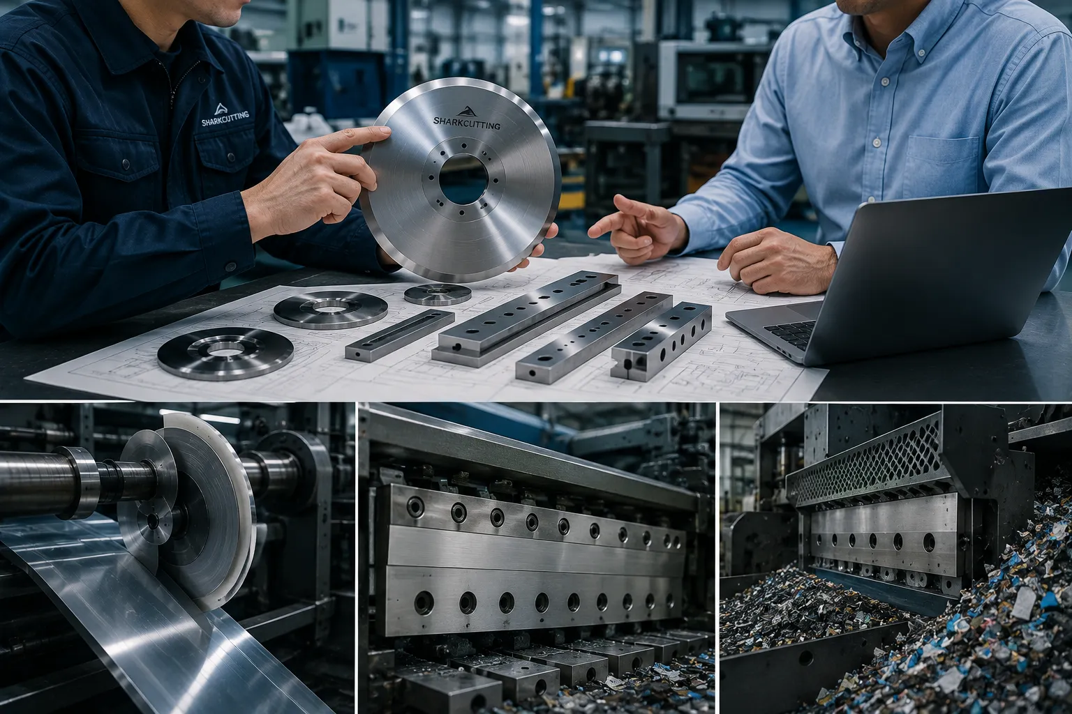 Sharkcutting Custom Machine Knives OEM Blade Manufacturing