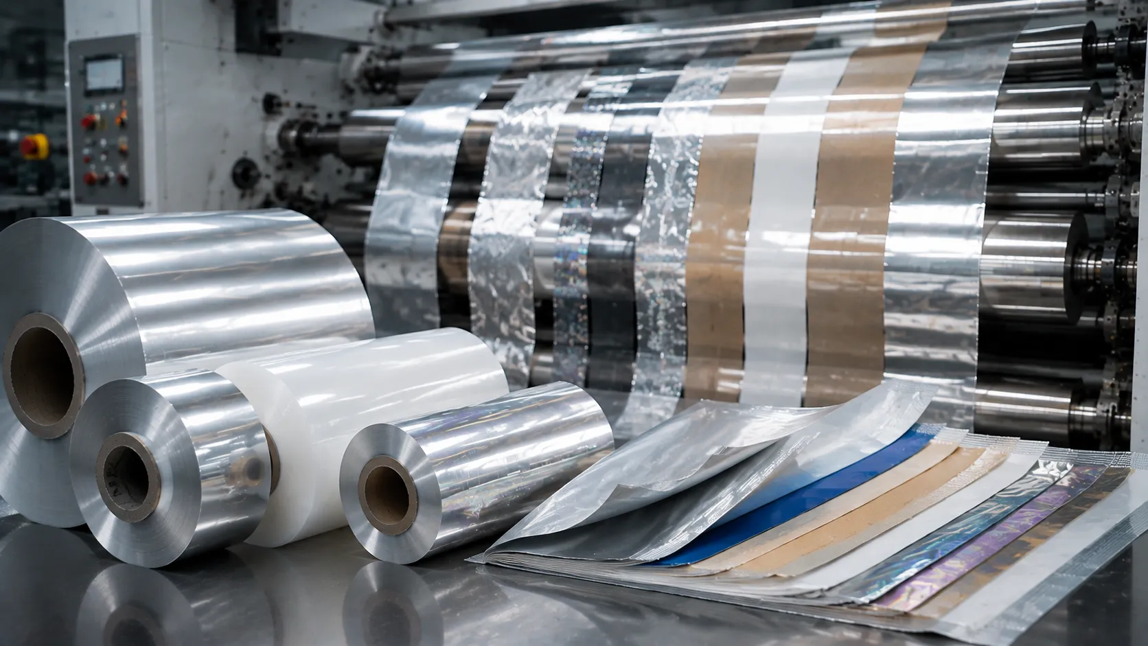 Aluminum foil laminate shear cutting knives