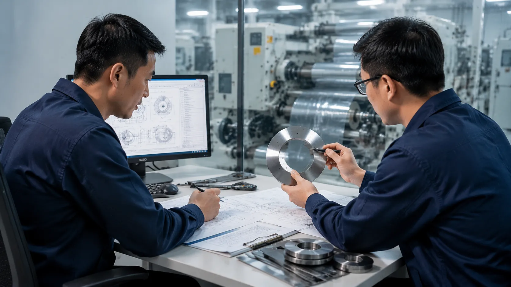 Precision Industrial Film Slitting Blades Quality Inspection