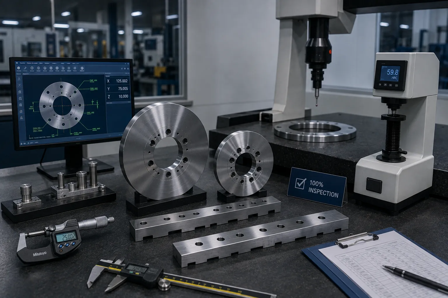 Precision granulator blade technical geometry and cutting edge profile