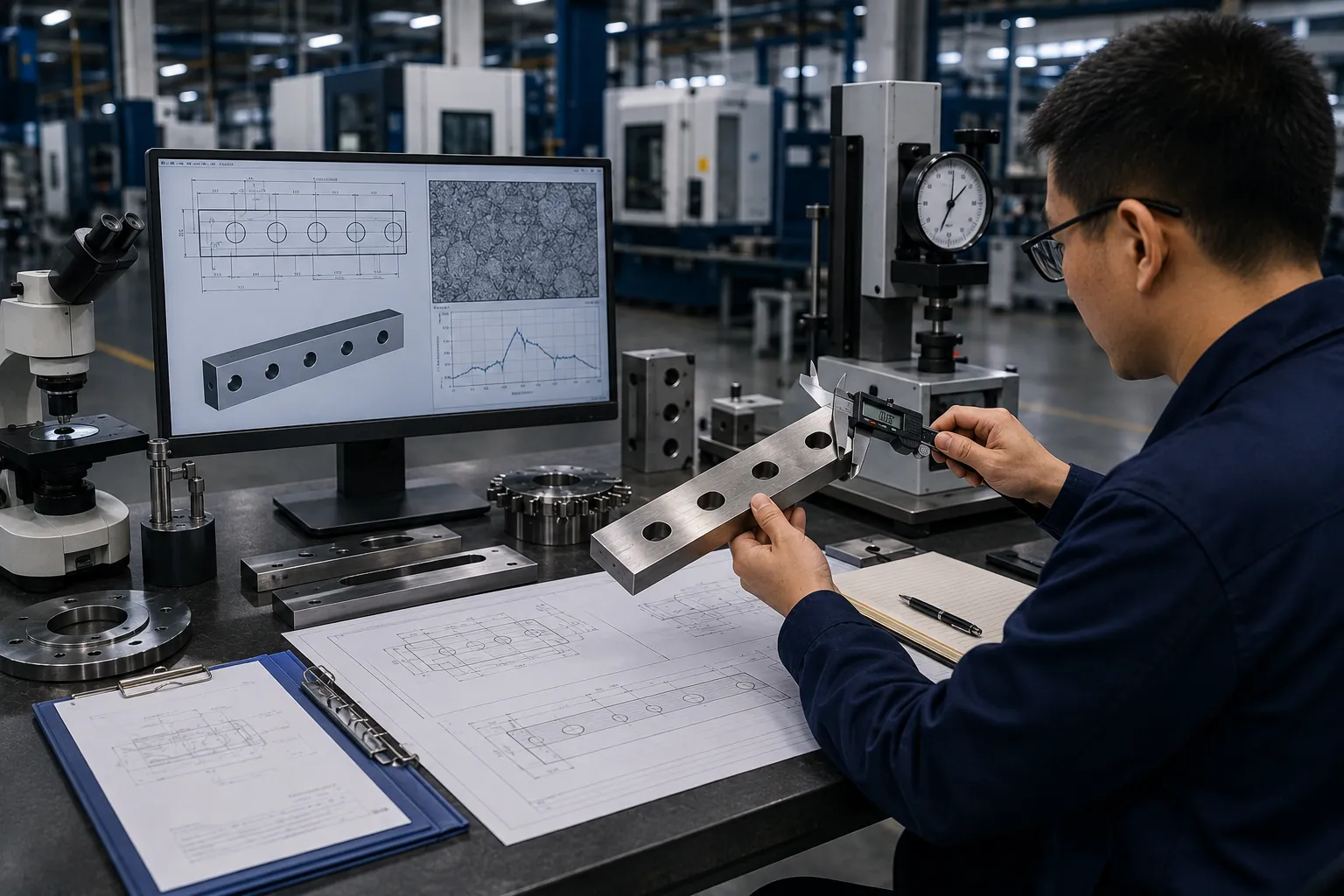 Sharkcutting Industrial Blade Metallurgy Inspection