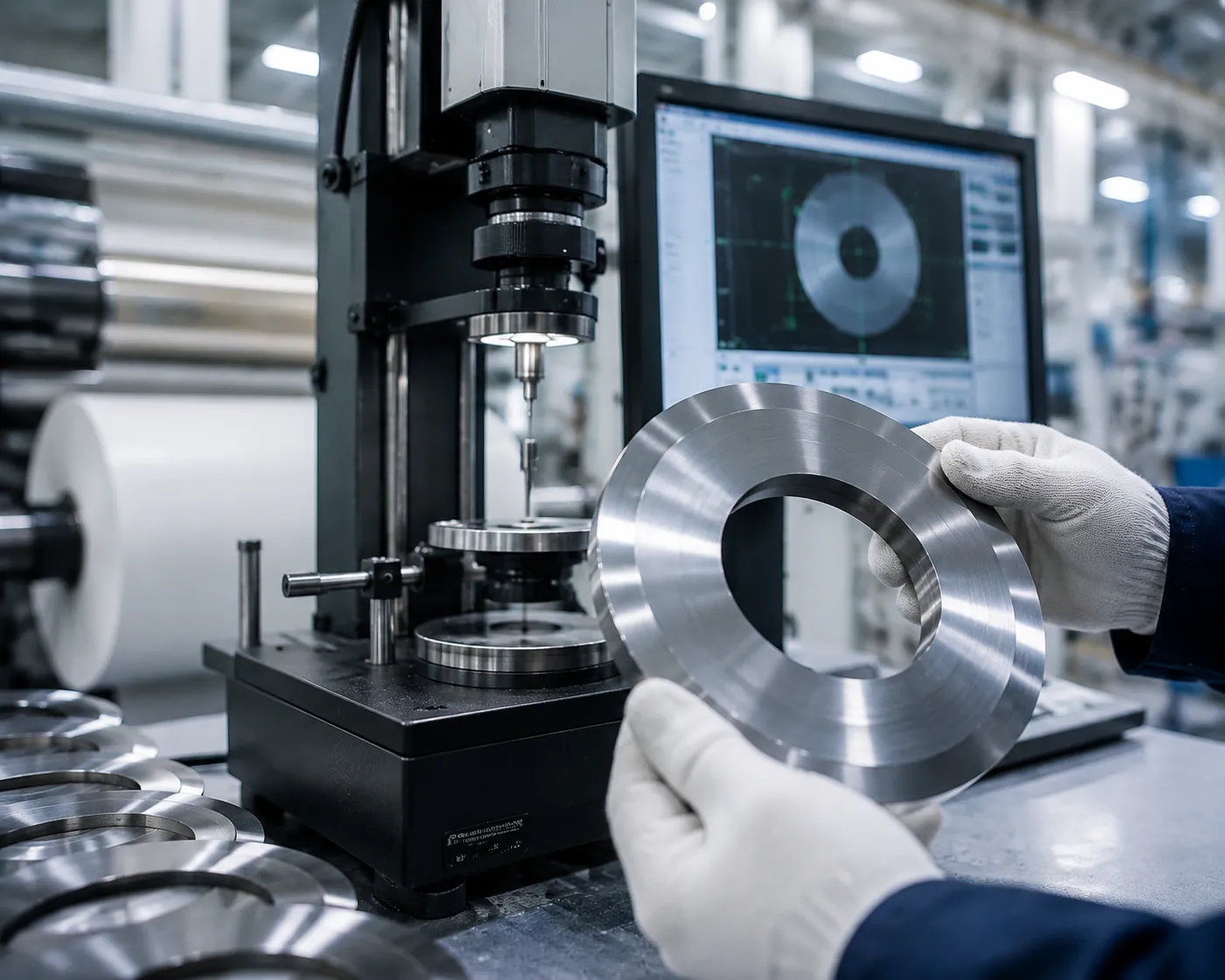 Precision slitting blade performance and inspection verification