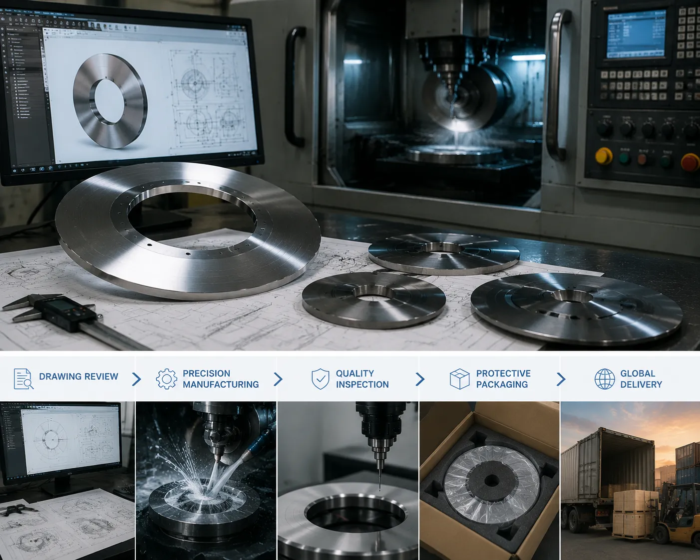 Technical Drawing Review and Custom Blade Engineering Process