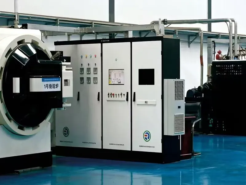 Vacuum heat treatment process for industrial shearing knives