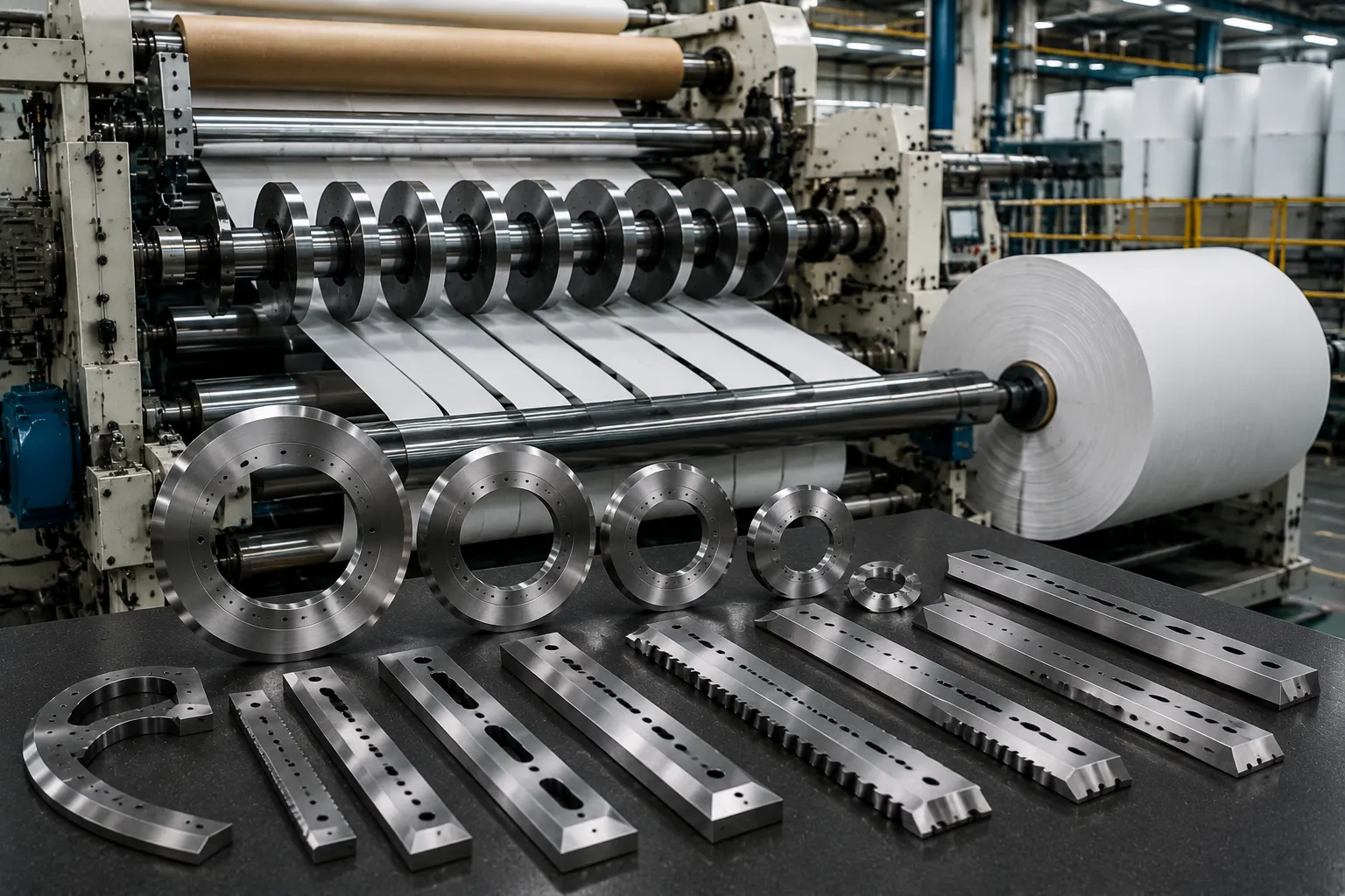 Precision OEM Circular Slitting Knives for Paper and Non-Woven Converting