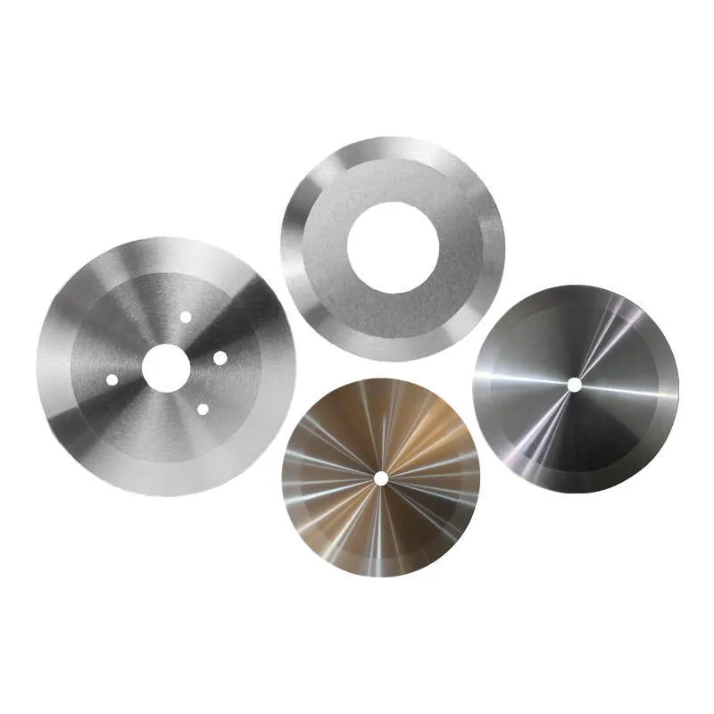 Nonwoven cutting blades and textile slitting knives