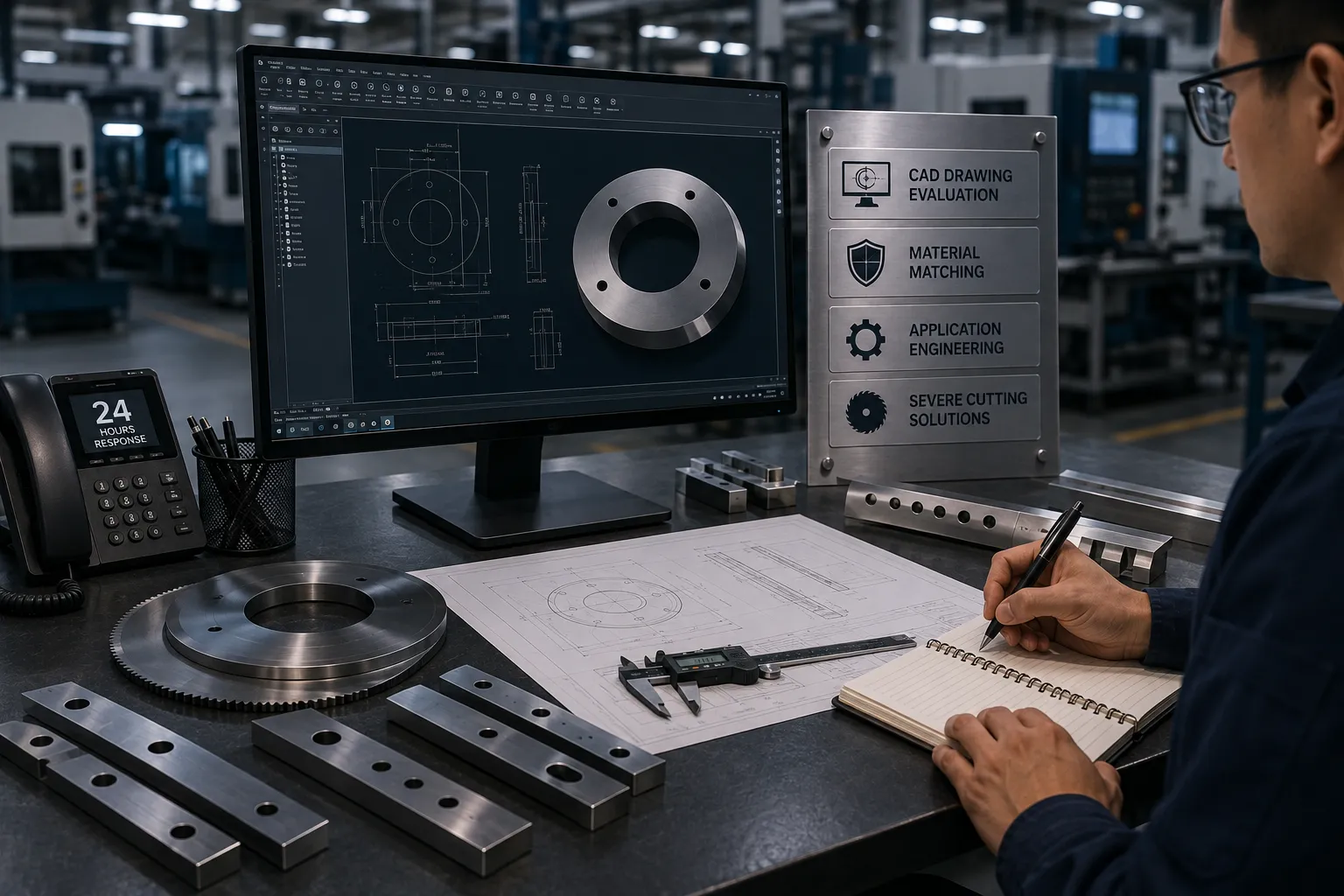 Precision Inspection at Shark Cutting