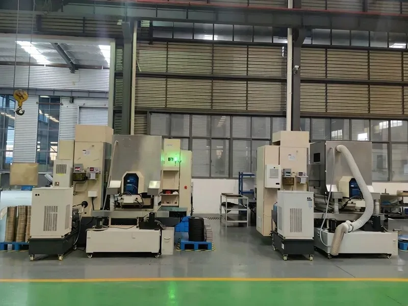 CNC Precision Grinding Machine in Operation