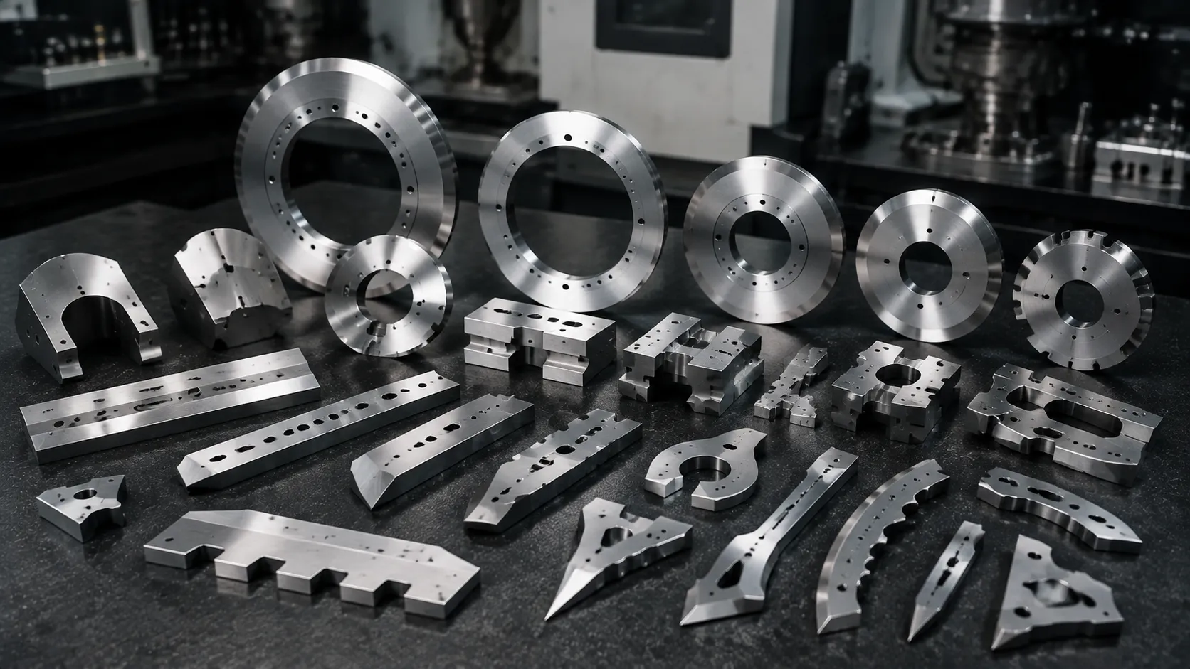 Shark Cutting special cutting components and complex 3D blade assemblies
