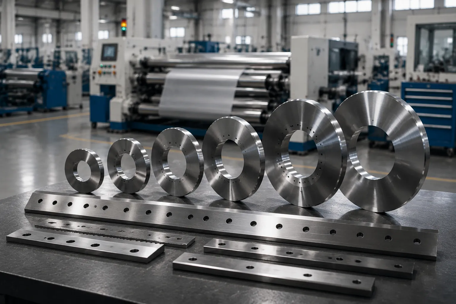 Shark Cutting industrial blade performance testing and metallurgical verification