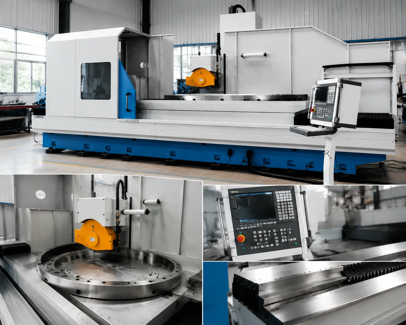 High-precision CNC grinding machine producing circular slitters and rotary knives