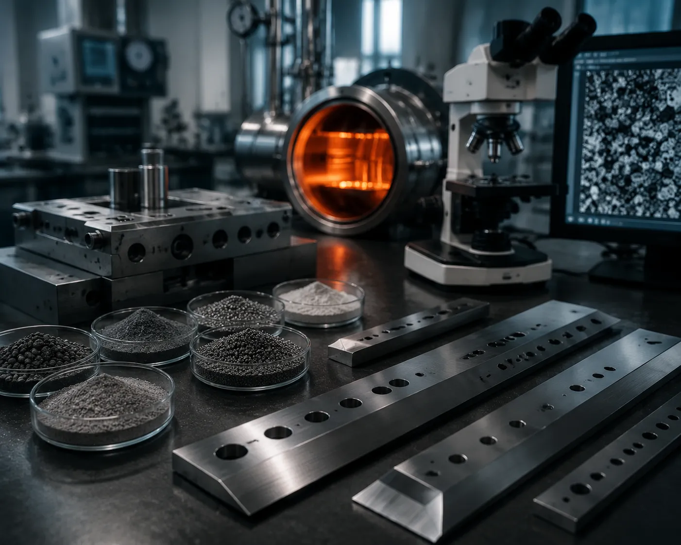 Precision Industrial Blade Material Testing