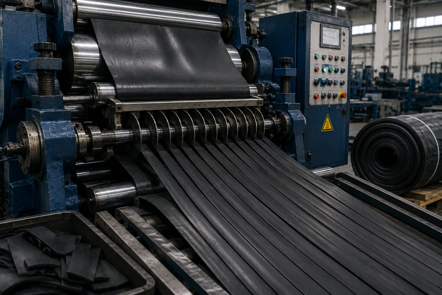 Rubber processing circular blades and profile slitting knives