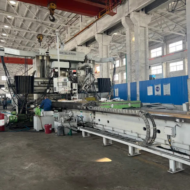 Ultra-long gantry surface grinder for industrial shear blades and guillotine cutters
