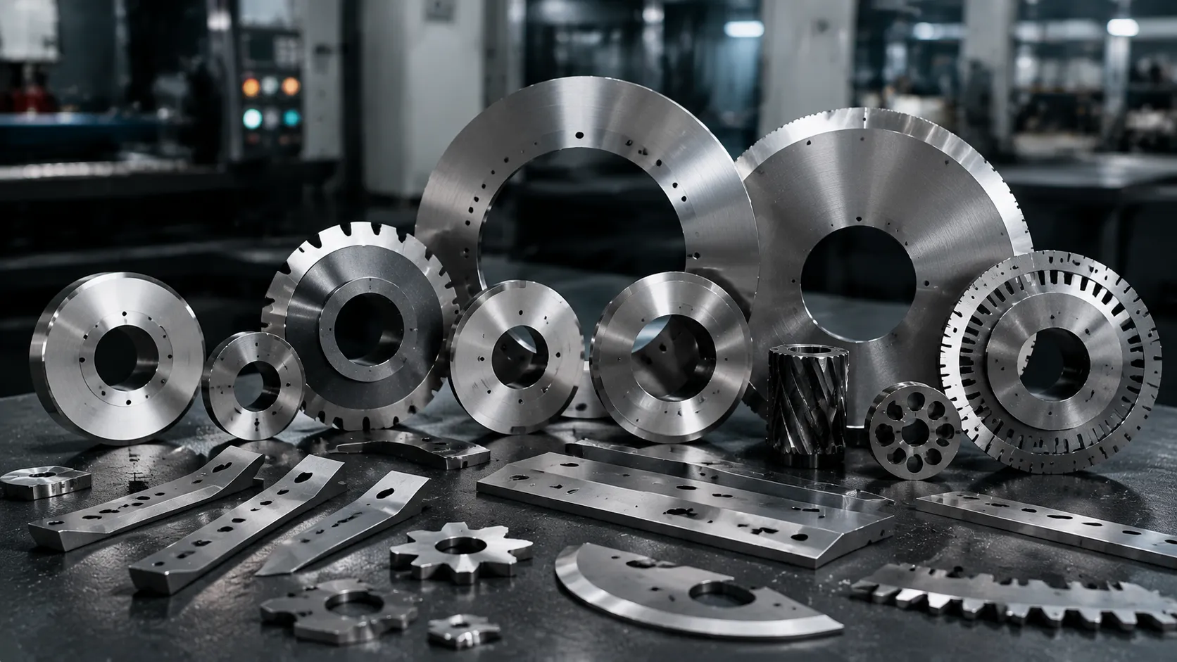 Application-specific cutting parts and special cutting components with complex geometries