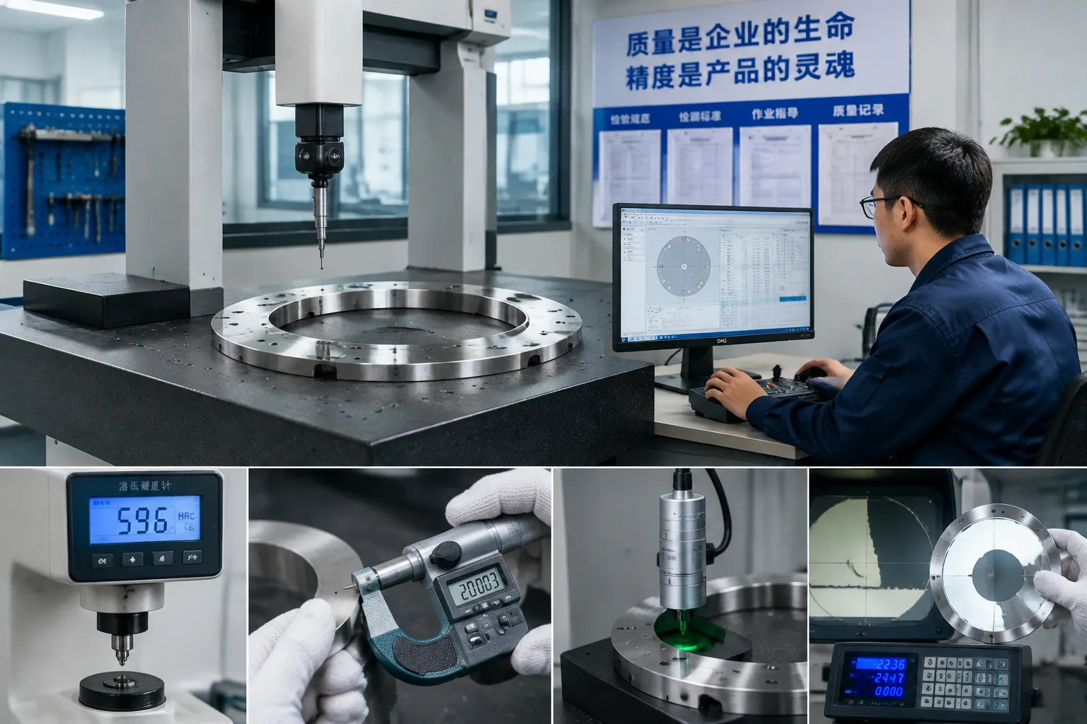 Sharkcutting precision grinding process and metallurgical testing for heavy industrial shear blades