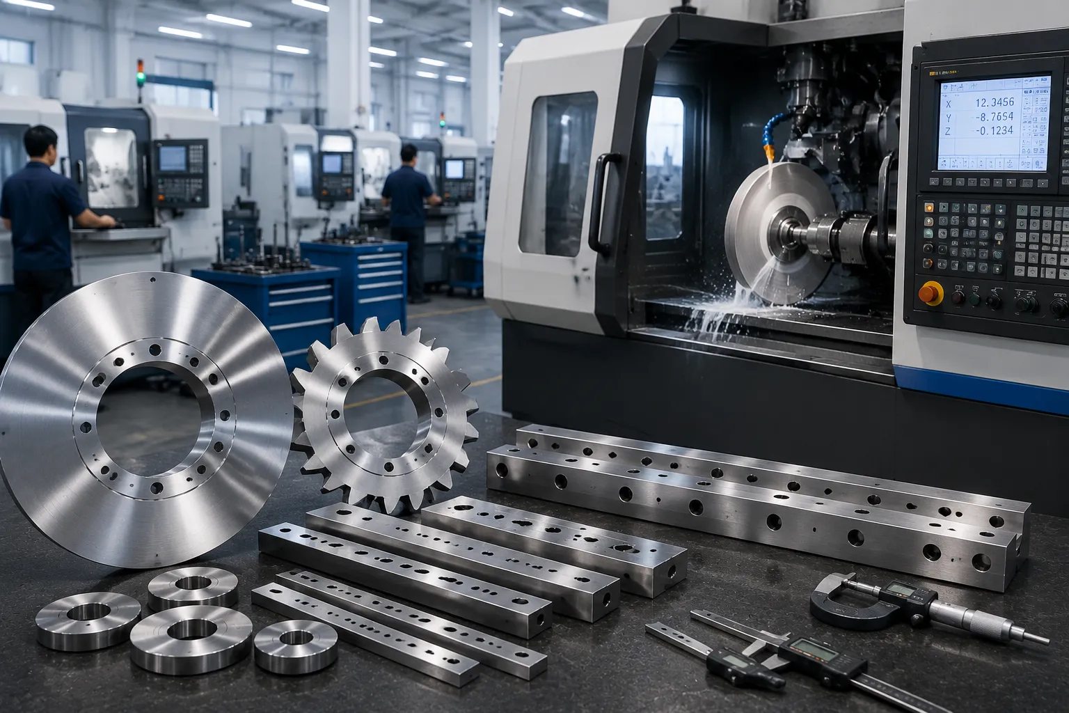 High-precision CNC grinding machines and testing equipment