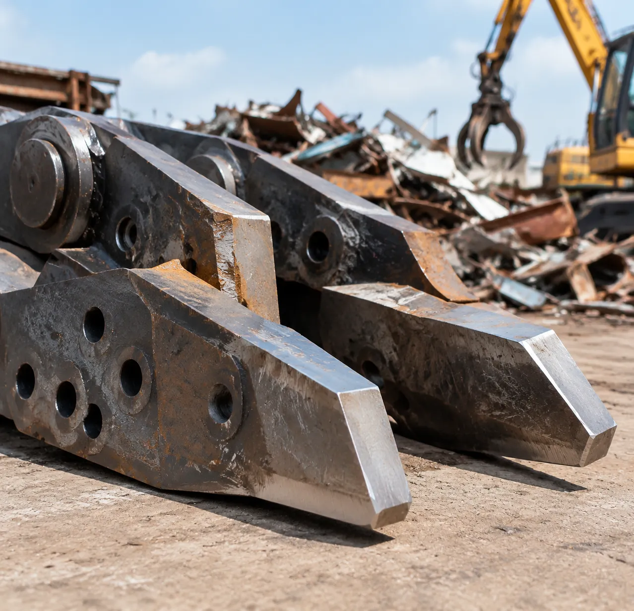 Scrap Metal Shear Blades Durable Custom Cutting Solutions